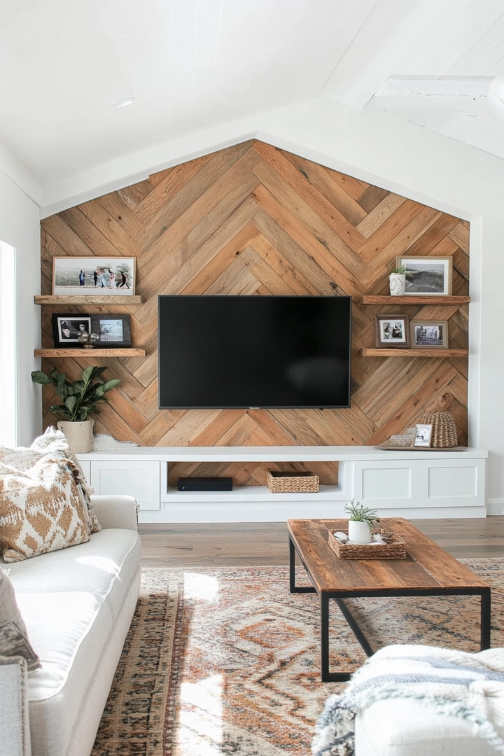 living room tv wall ideas 7