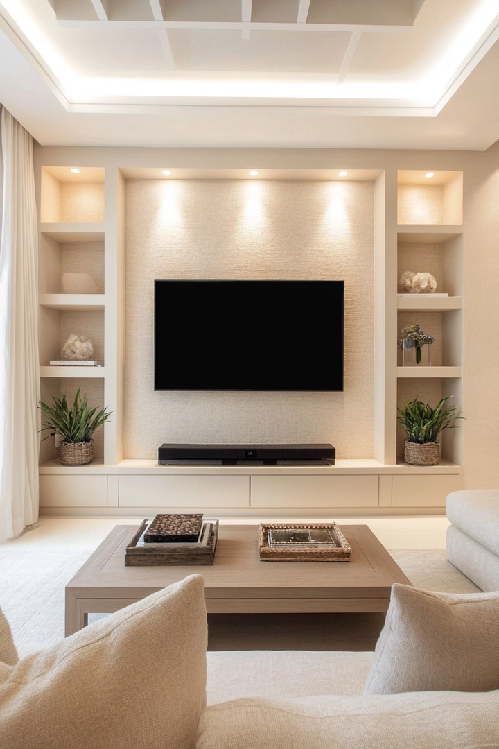 living room tv wall ideas 75