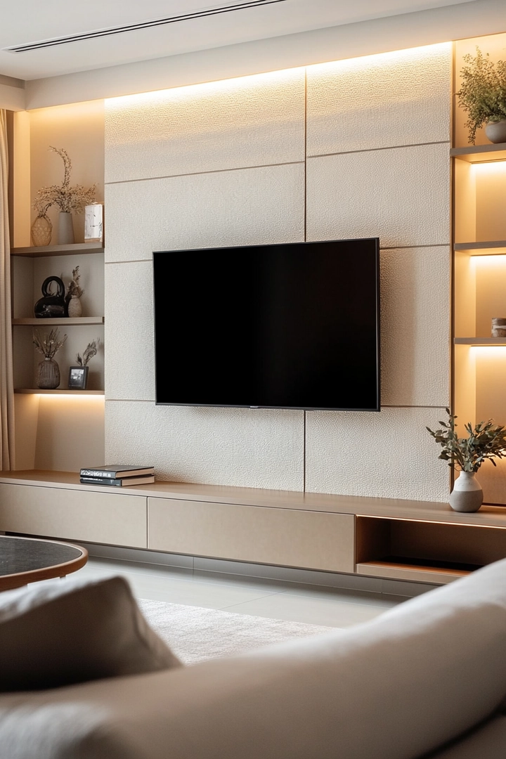 living room tv wall ideas 76