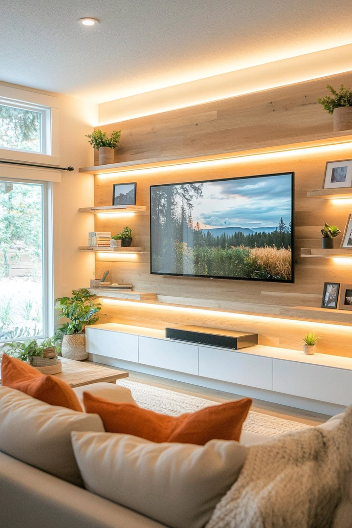 living room tv wall ideas 80