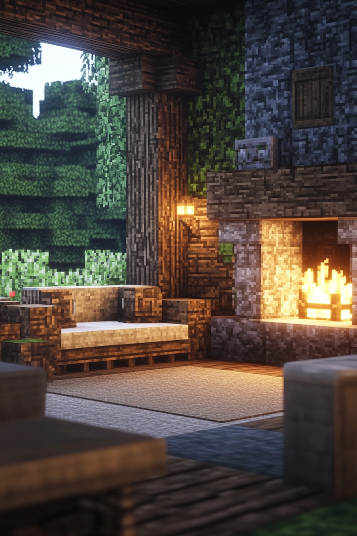 minecraft living room ideas 10