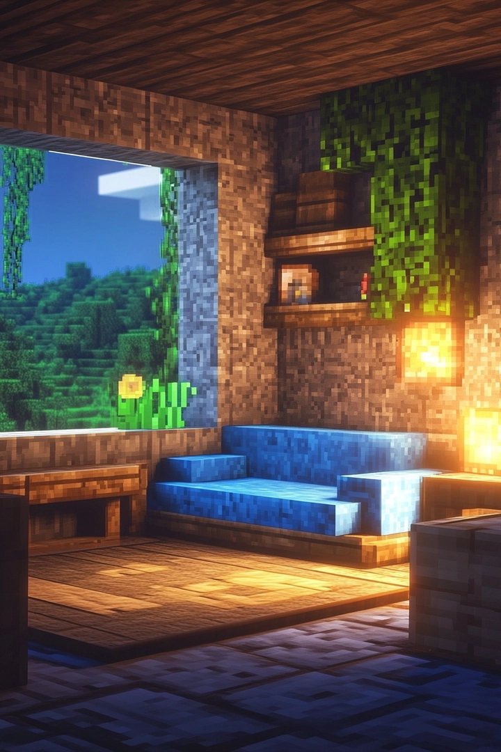 minecraft living room ideas 16