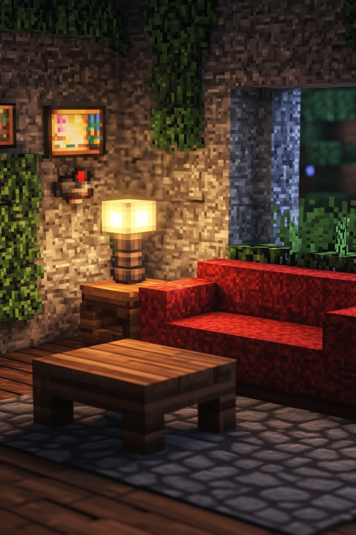 minecraft living room ideas 17