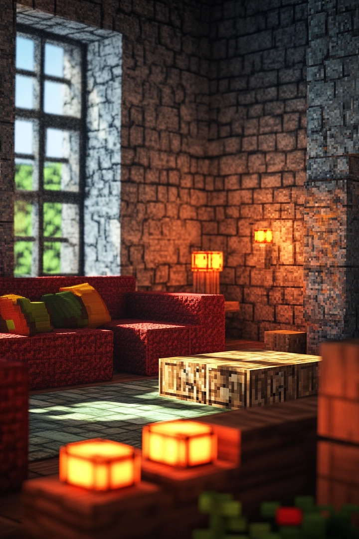 minecraft living room ideas 18