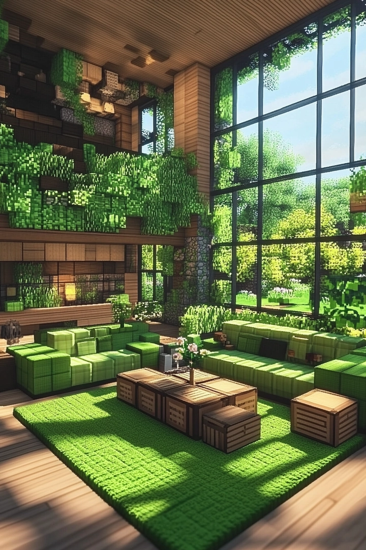 minecraft living room ideas 23