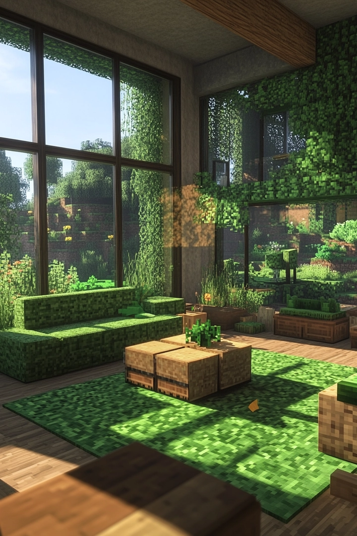 minecraft living room ideas 24