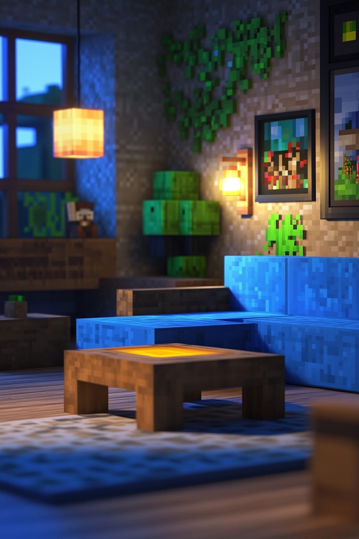 minecraft living room ideas 25