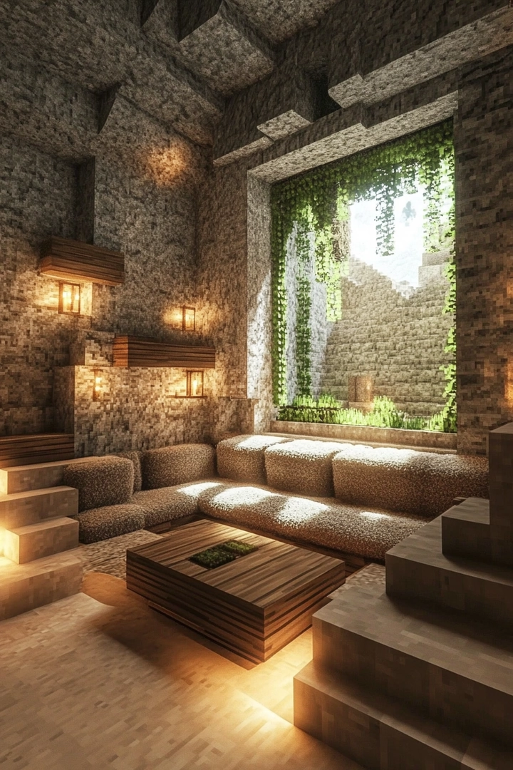 minecraft living room ideas 30