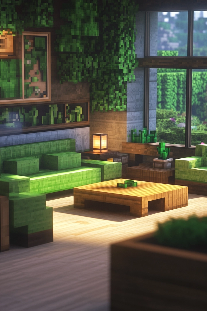 minecraft living room ideas 41