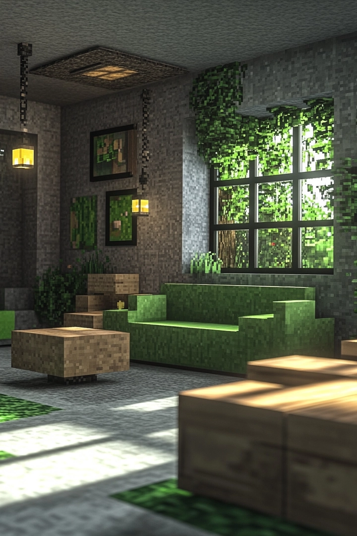 minecraft living room ideas 43