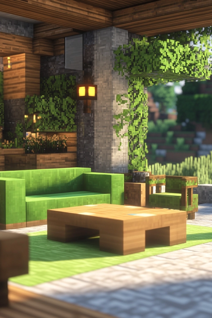 minecraft living room ideas 44