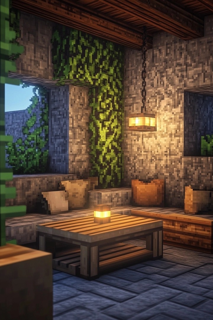 minecraft living room ideas 46