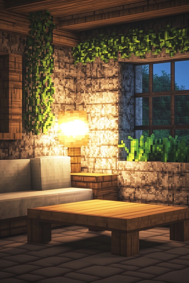 minecraft living room ideas 48