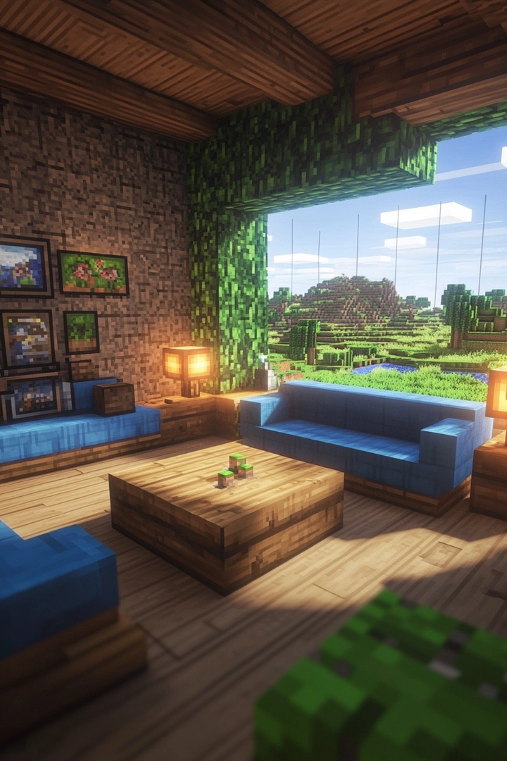 minecraft living room ideas 50