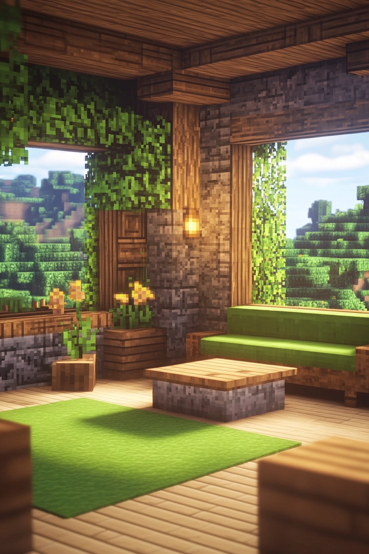 minecraft living room ideas 57