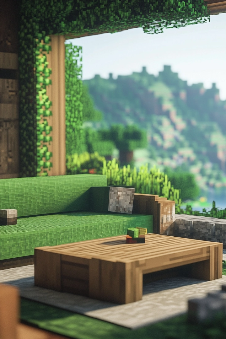 minecraft living room ideas 59