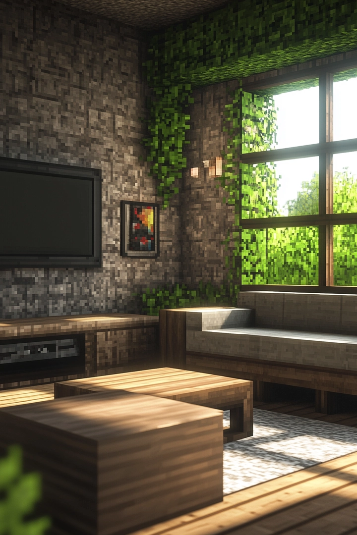 minecraft living room ideas 61