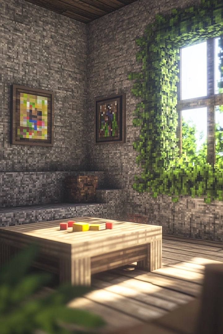 minecraft living room ideas 63