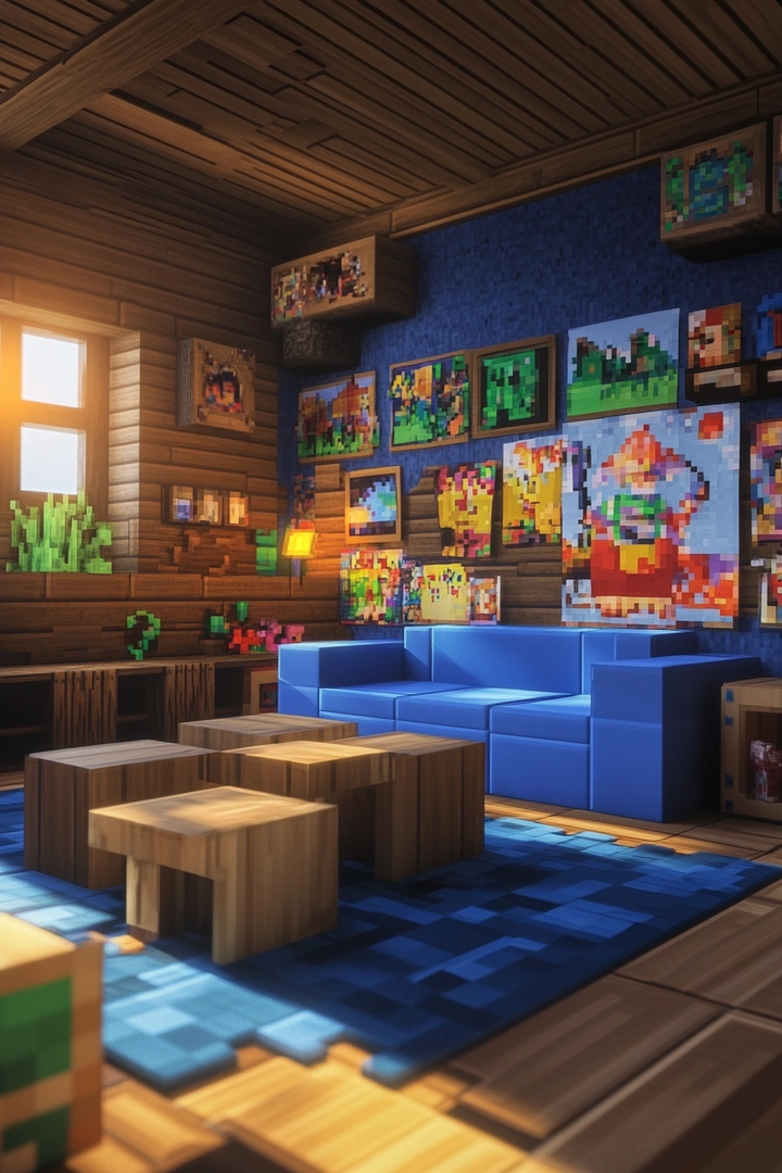 minecraft living room ideas 67