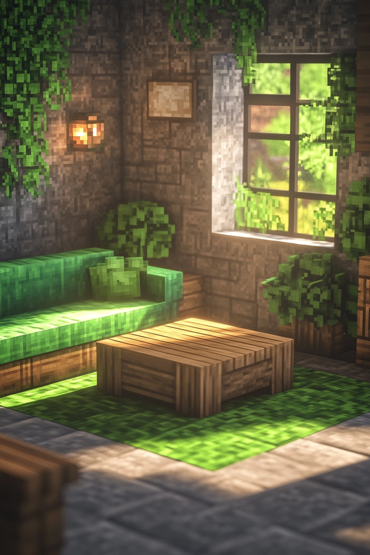 minecraft living room ideas 7