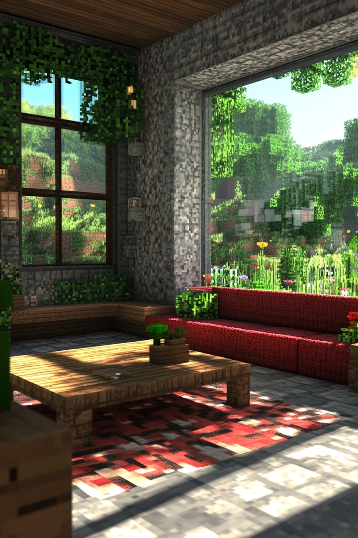 minecraft living room ideas 70