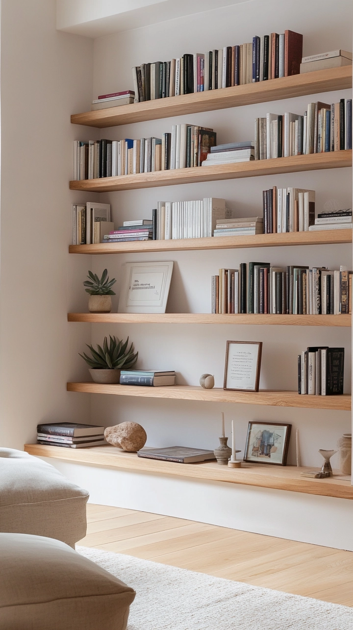 minimalist bookshelf ideas 20