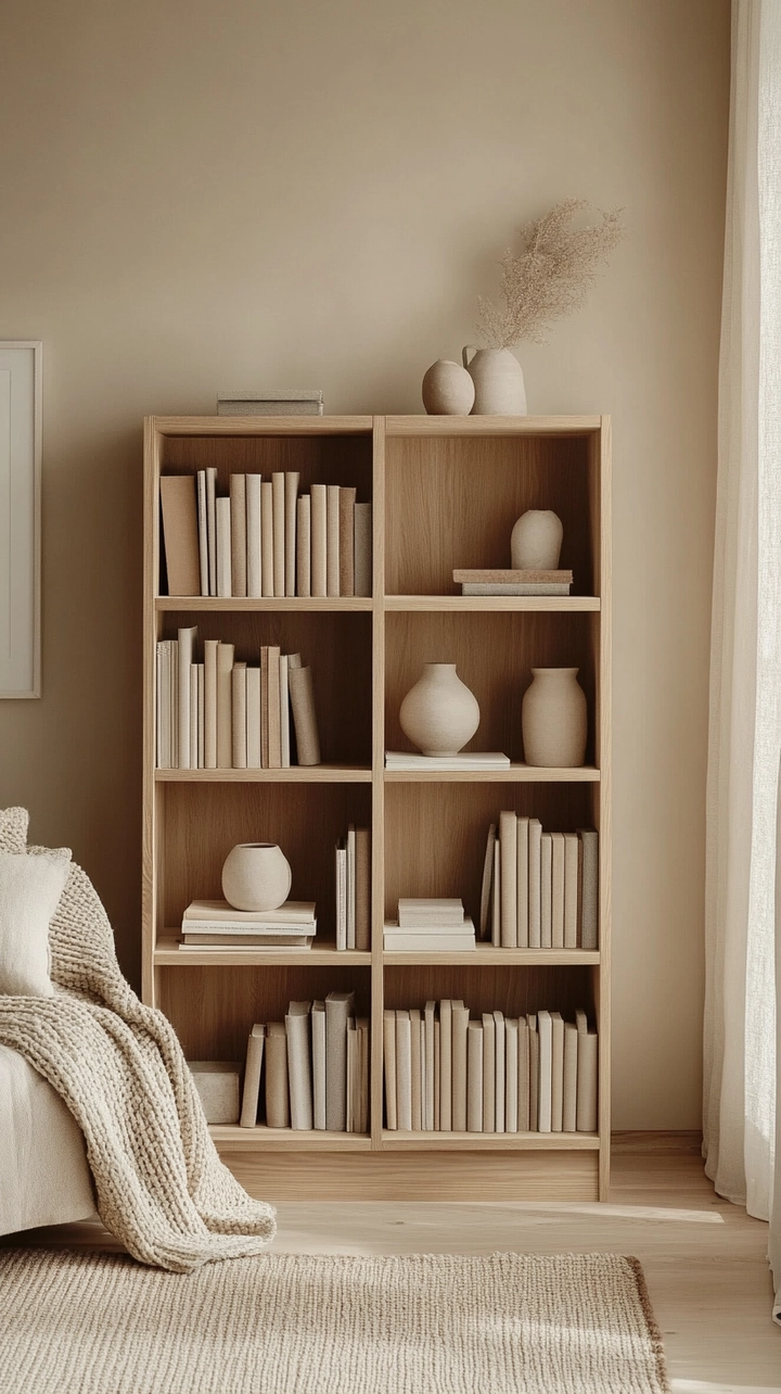 minimalist bookshelf ideas 21