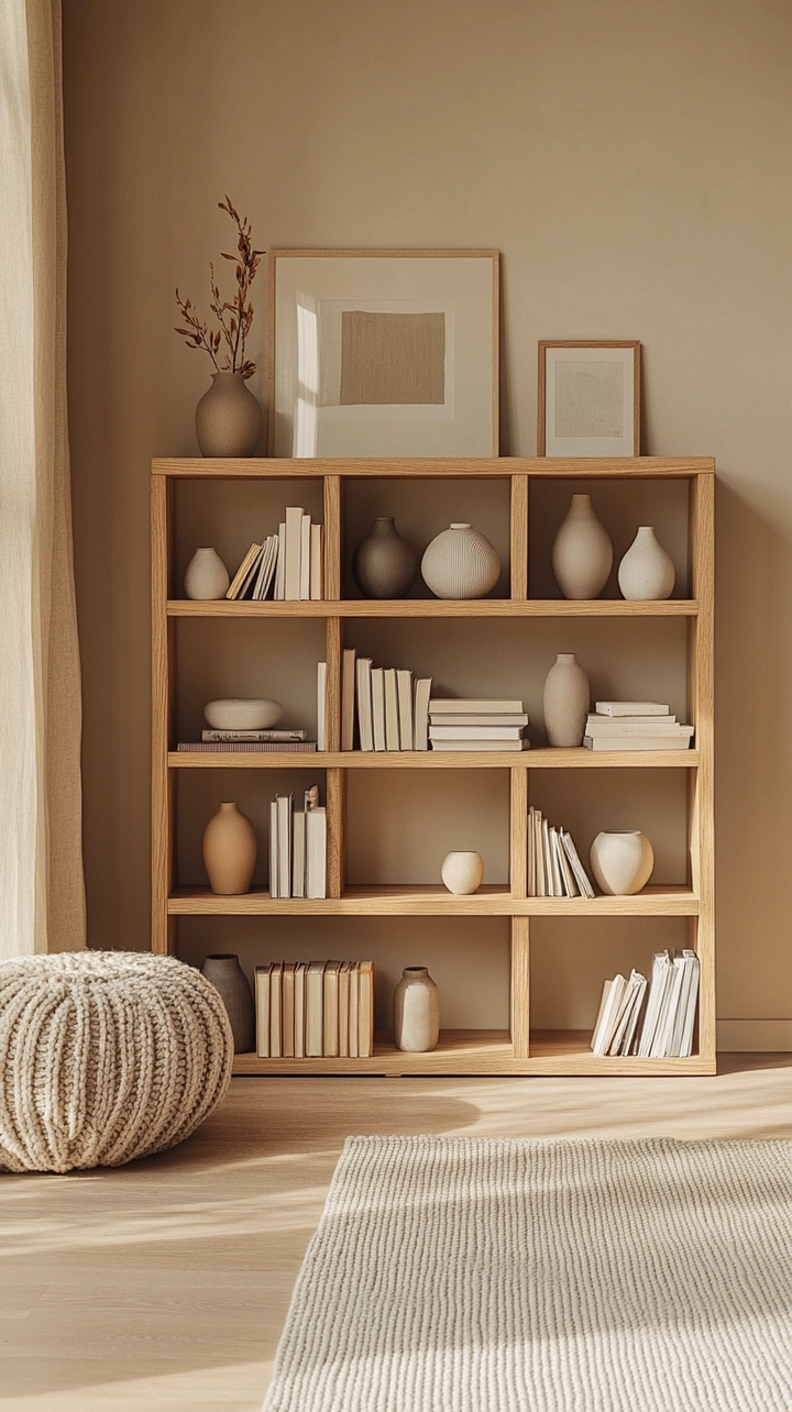 minimalist bookshelf ideas 22