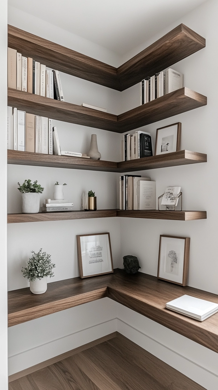 minimalist bookshelf ideas 32