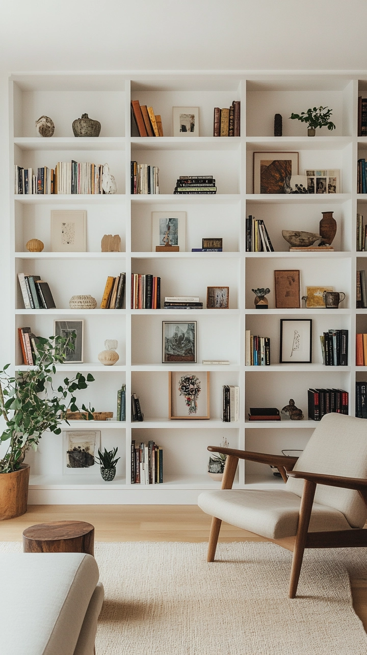 minimalist bookshelf ideas 42