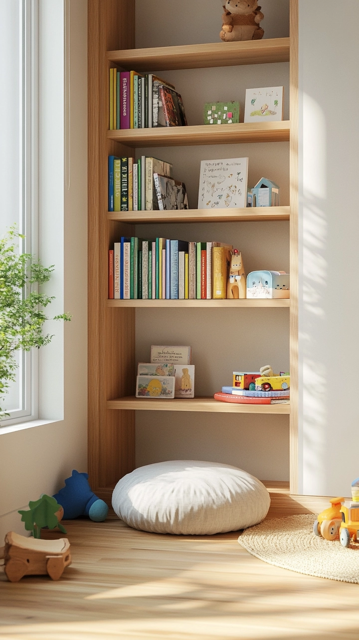 minimalist bookshelf ideas 50