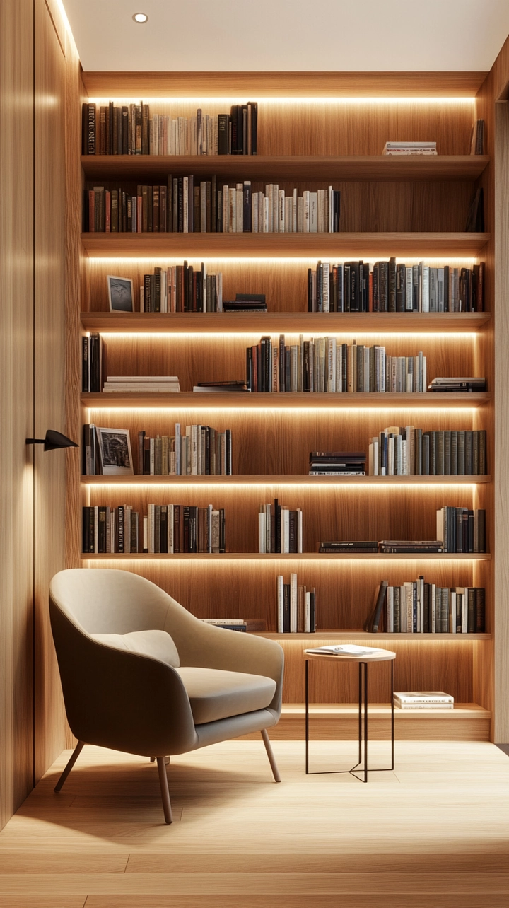 minimalist bookshelf ideas 59