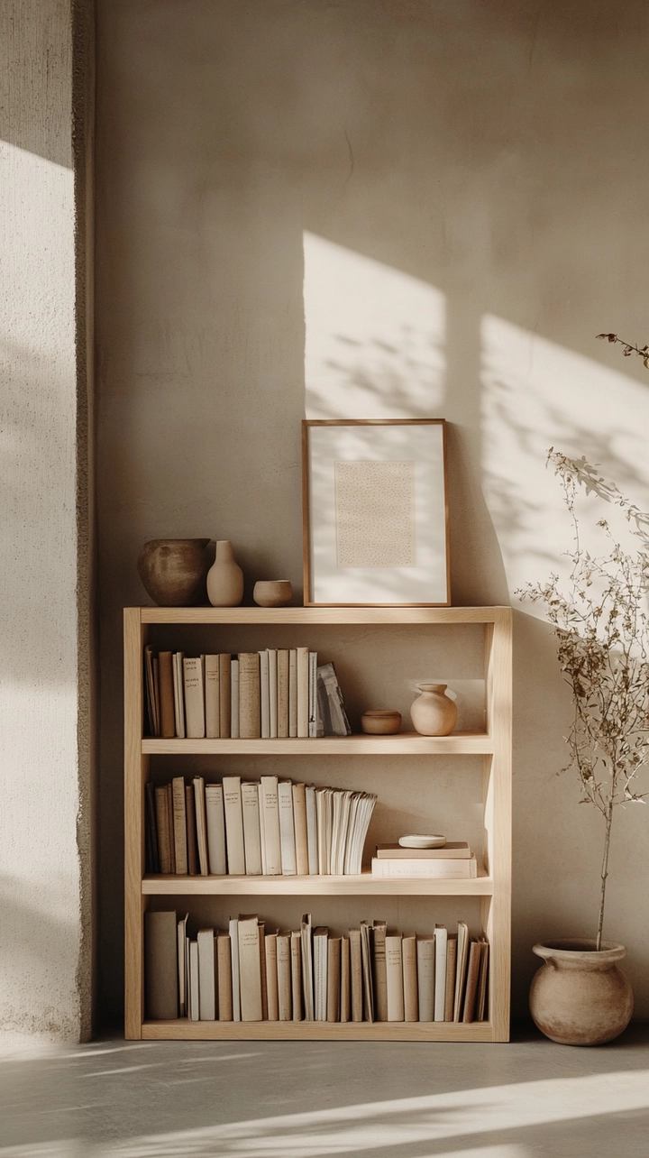 minimalist bookshelf ideas 6