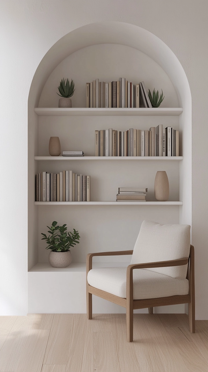 minimalist bookshelf ideas 65