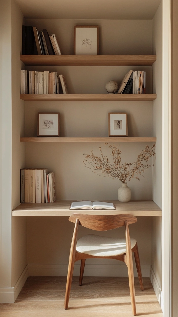 minimalist bookshelf ideas 69