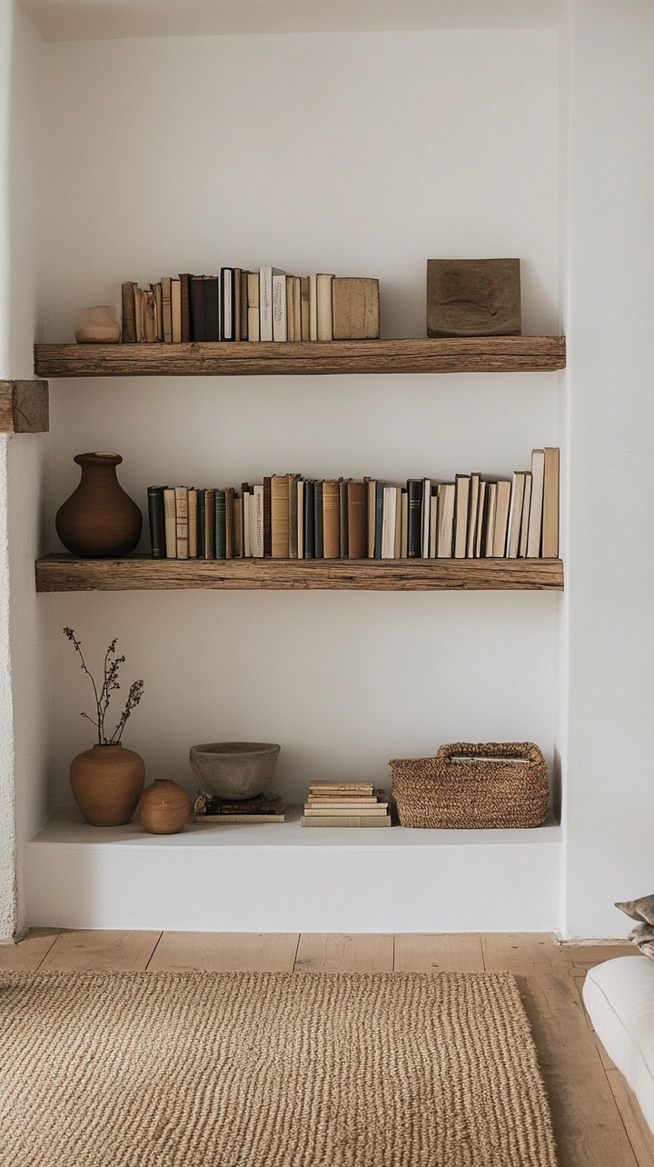 minimalist bookshelf ideas 74