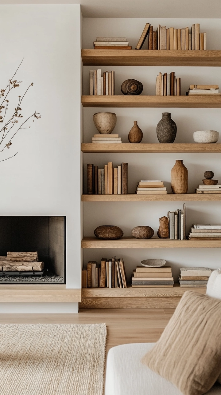 minimalist bookshelf ideas 75