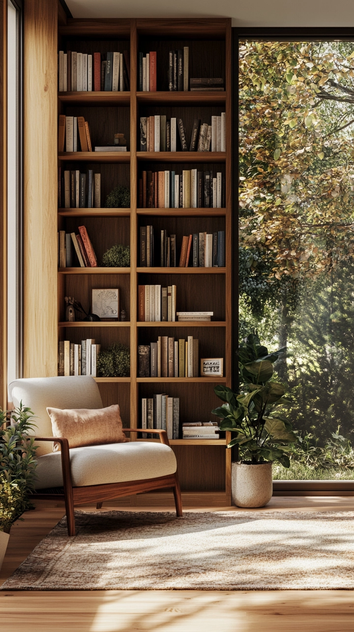 minimalist bookshelf ideas 77