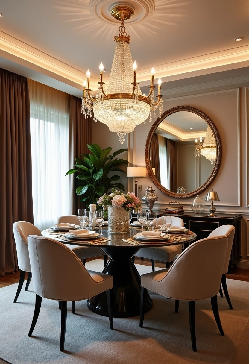 mirror in dining room ideas 15