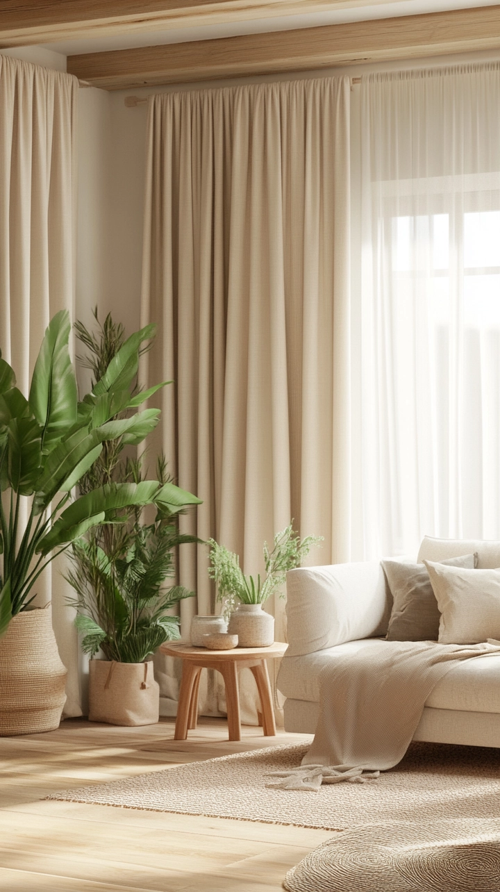 modern curtain ideas for living room 16