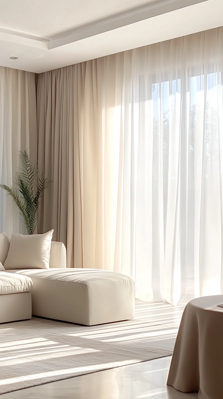 modern curtain ideas for living room 18