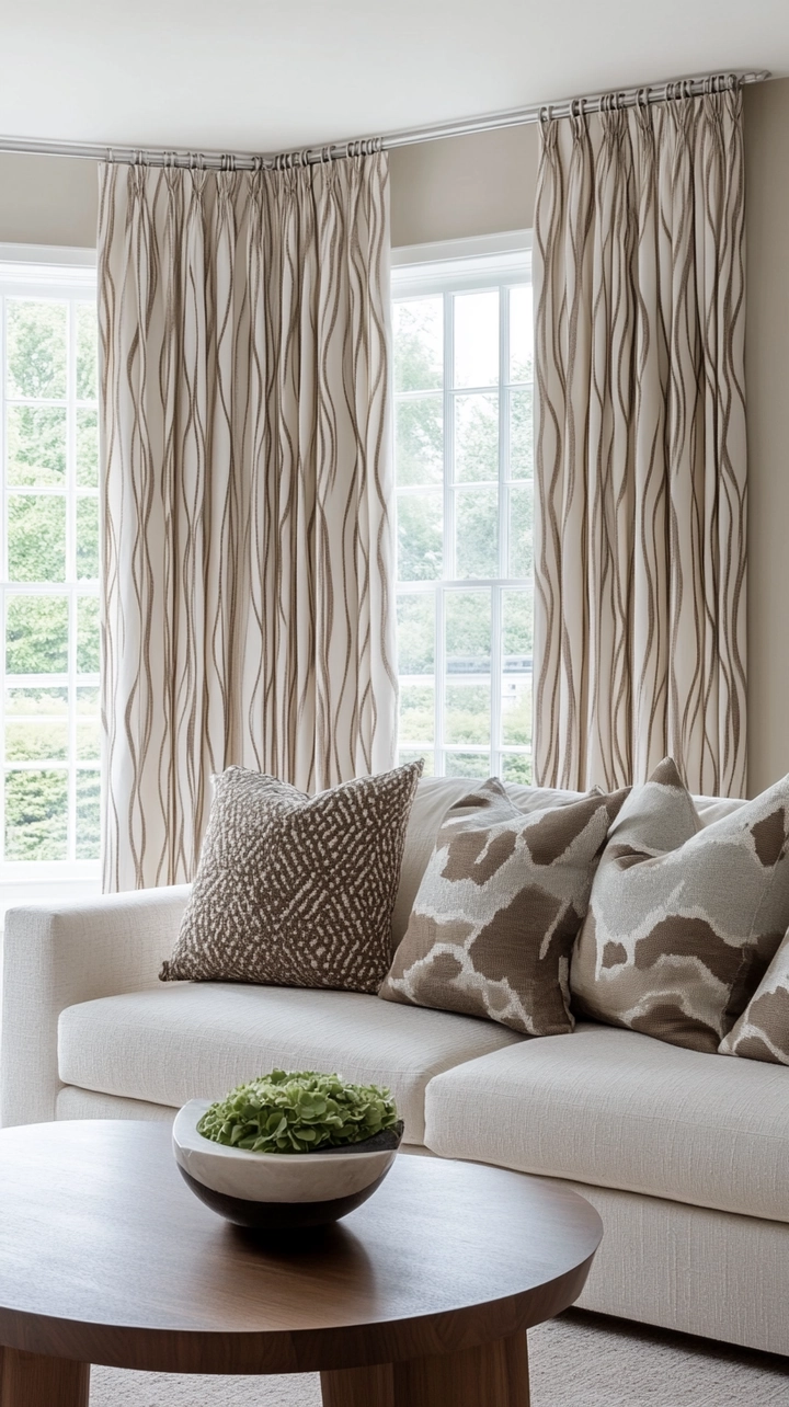 modern curtain ideas for living room 32