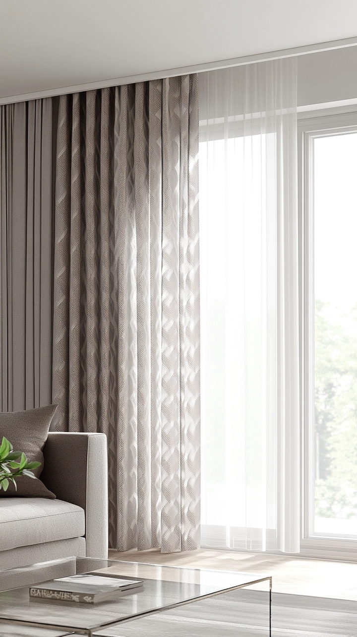 modern curtain ideas for living room 4