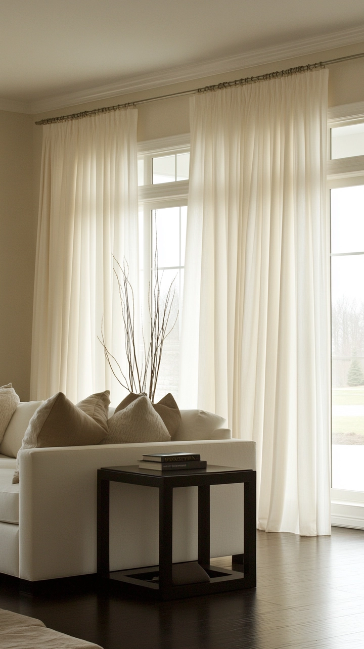 modern curtain ideas for living room 66