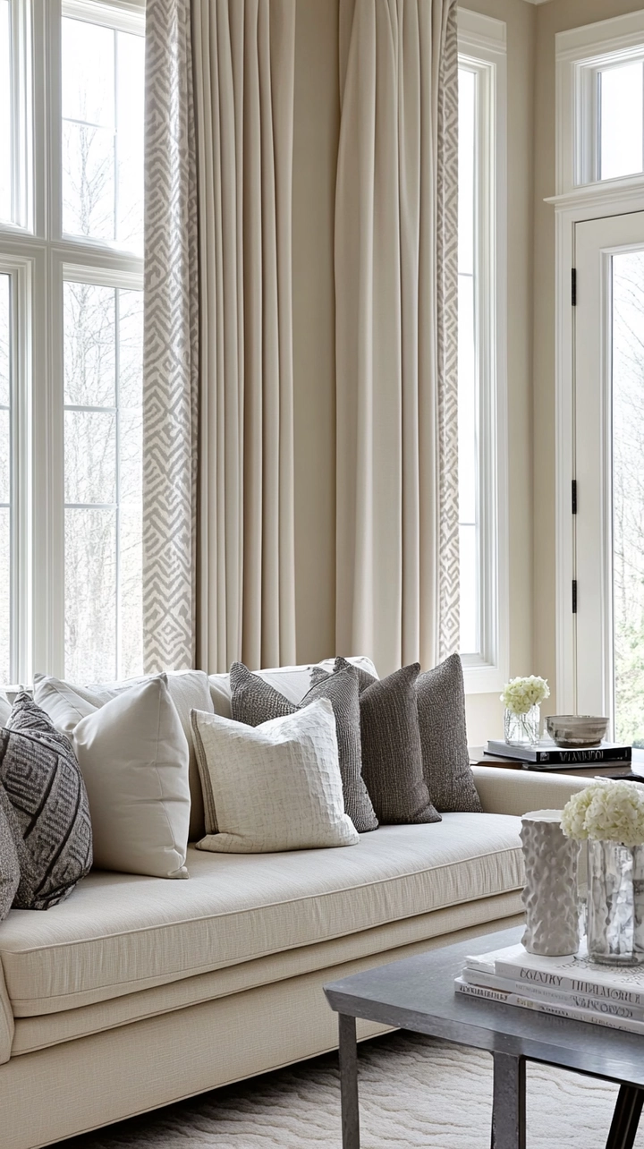 modern curtain ideas for living room 75