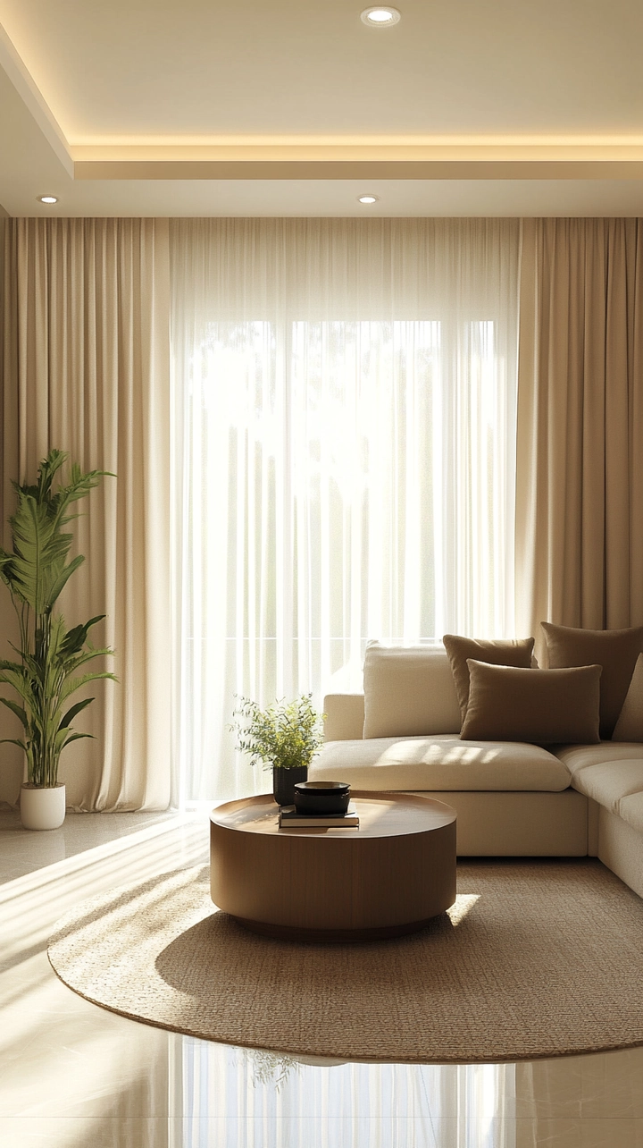 modern curtain ideas for living room 76