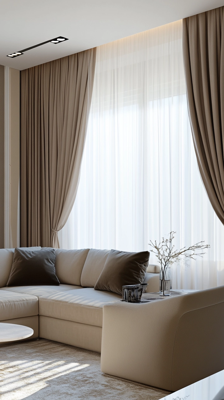 modern curtain ideas for living room 77