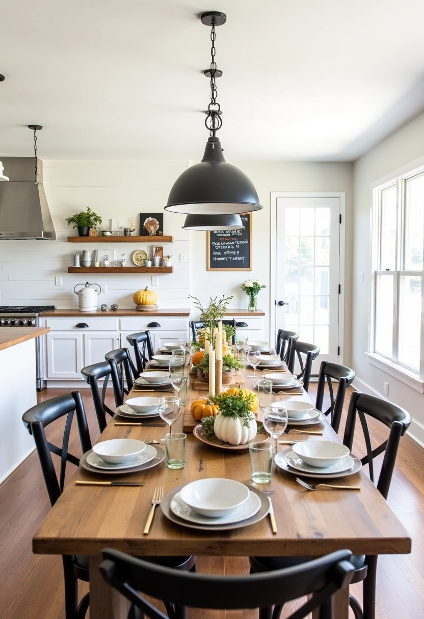 modern farmhouse dining room ideas 3