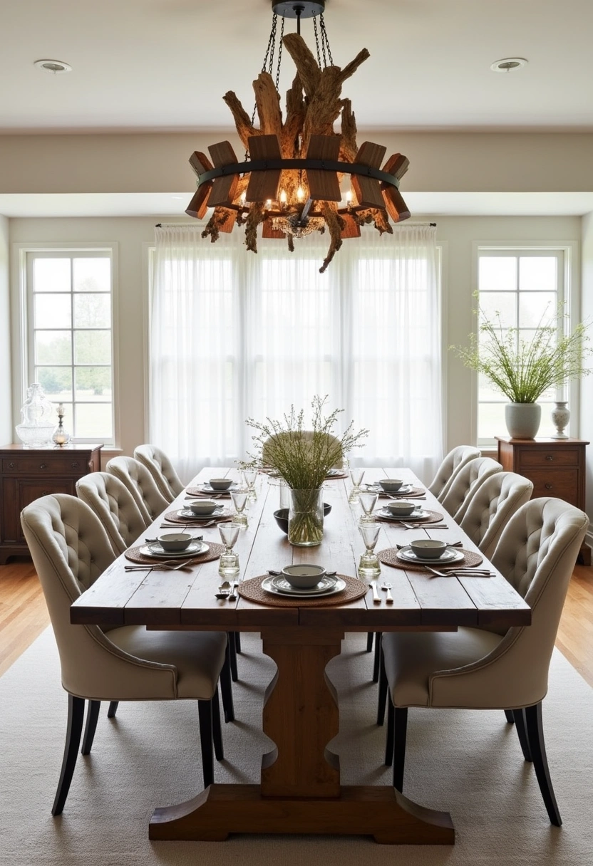 modern farmhouse dining room ideas 8