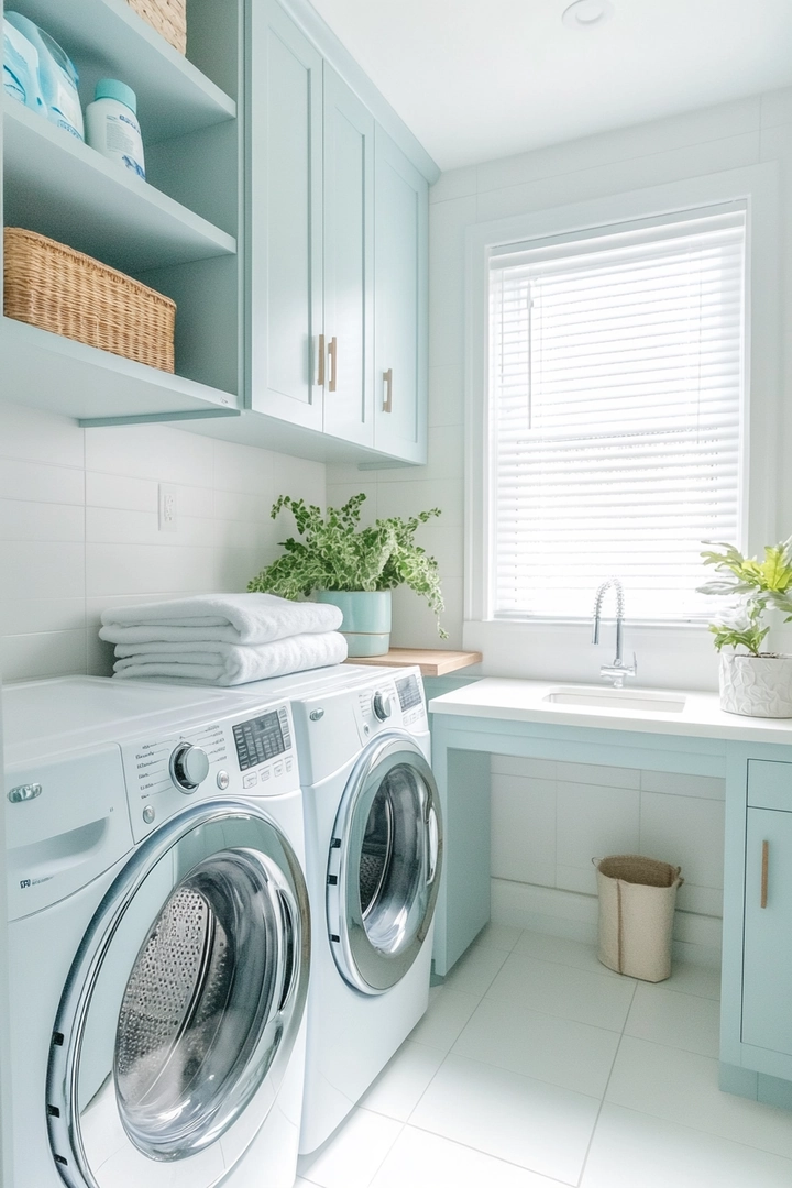 narrow laundry room 44